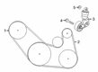 Scion iA Drive Belt Diagram - 90118-WB464