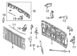 Toyota Tundra Door Hinge Diagram - 66110-0C020