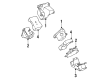 1989 Toyota Pickup Engine Mount Diagram - 12311-65030