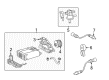 2015 Toyota RAV4 Canister Purge Valve Diagram - 25860-0V140