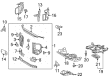 2022 Toyota 4Runner Front Cross-Member Diagram - 57104-35061