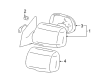 2011 Toyota Yaris Car Mirror Diagram - 87910-52670