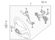 2022 Toyota Sequoia Steering Wheel Diagram - 45100-0C420-C0