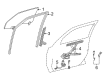 2006 Toyota Matrix Window Run Diagram - 68141-01061