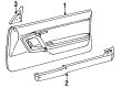 1989 Toyota Celica Weather Strip Diagram - 68170-20310