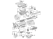 2007 Toyota Matrix Engine Mount Diagram - 12361-0D100