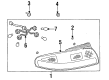 Toyota Celica Tail Light Diagram - 81560-2B430