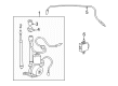 2000 Toyota Land Cruiser Antenna Mast Diagram - 86337-60151