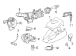 Toyota Steering Column Cover Diagram - 45286-12986-C0