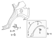 Toyota RAV4 Mud Flaps Diagram - PU060-4213S-R1