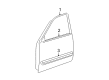 Toyota Sequoia Door Moldings Diagram - 75732-0C901