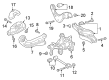 2021 Toyota Venza Lateral Link Diagram - 48710-0R050