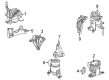 2024 Toyota Grand Highlander Engine Mount Diagram - 12303-F0140