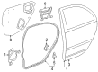 2006 Toyota Corolla Door Seal Diagram - 67871-02090