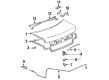 1996 Toyota Camry Door Lock Cylinder Diagram - 69055-33011