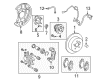 2011 Toyota Sienna Brake Caliper Bracket Diagram - 47821-0E020