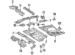 Toyota Celica Front Cross-Member Diagram - 57450-20020