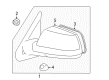 Toyota Tundra Car Mirror Diagram - 87910-0C181