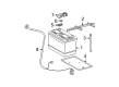 2001 Toyota Sequoia Battery Tray Diagram - 74431-0C010