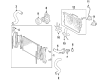 2007 Scion tC Cooling Fan Assembly Diagram - 16361-22051