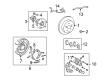 Toyota Yaris ABS Pump And Motor Assembly Diagram - 89544-02070