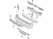 Toyota Celica Bumper Diagram - 52119-14905