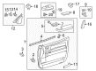 Toyota Tundra Bumper Reflector Diagram - 67666-0C010