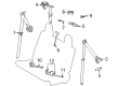 2021 Toyota RAV4 Prime Seat Belt Diagram - 73210-0R080-C3