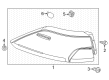 Toyota Corolla Cross Tail Light Diagram - 81550-0A160