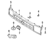 Toyota Tacoma Emblem Diagram - 75311-35090