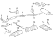 2023 Toyota Crown Exhaust Pipe Diagram - 17430-25400