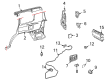 2016 Toyota Land Cruiser Fuel Door Diagram - 77350-60090