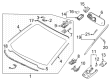 2019 Toyota Prius C Car Mirror Diagram - 87810-0WQ40