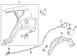 2016 Toyota RAV4 Fuel Door Release Cable Diagram - 77035-42171