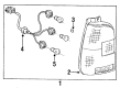 1996 Toyota Corolla Back Up Light Diagram - 81561-13340