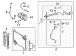 2014 Toyota Yaris A/C Condenser Diagram - 88460-52130