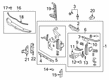 2020 Toyota Land Cruiser Front Cross-Member Diagram - 57161-60020