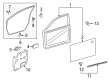 2018 Toyota Avalon Weather Strip Diagram - 67861-07010