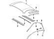 1993 Toyota Supra Weather Strip Diagram - 62381-14140