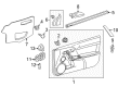 Scion tC Armrest Diagram - 74232-21100-B0