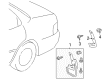 Toyota Camry Mud Flaps Diagram - 76625-39525