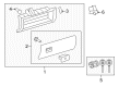 2014 Toyota Sequoia Glove Box Diagram - 55320-0C012-E0