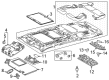 Toyota Highlander Dome Light Diagram - 63650-0EA50-B0