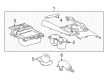 Toyota Camry Cup Holder Diagram - 55620-33390