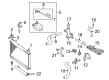 1999 Toyota Avalon Coolant Reservoir Diagram - 16470-03061