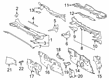 2020 Toyota Corolla Dash Panels Diagram - 55101-02C40