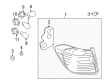 2009 Toyota Highlander Tail Light Diagram - 81551-48200