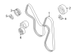 Toyota GR86 Drive Belt Diagram - SU003-09607