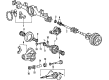 1984 Toyota Celica Pinion Bearing Diagram - 04421-30012