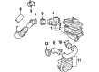 1988 Toyota Celica Mass Air Flow Sensor Diagram - 22250-74150